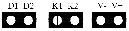 GST-BT001F獨立式可燃氣體探測器對外接線(xiàn)端子示意圖